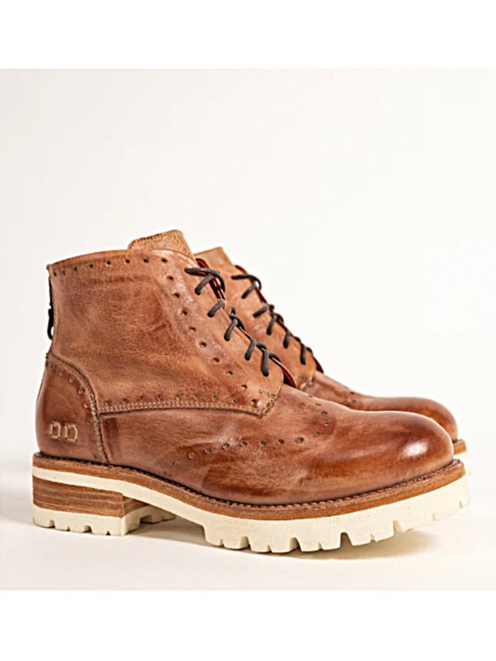 BED|STU QUATRO III Booties - Tan Rustic- LEATHER - Picture 7 of 9